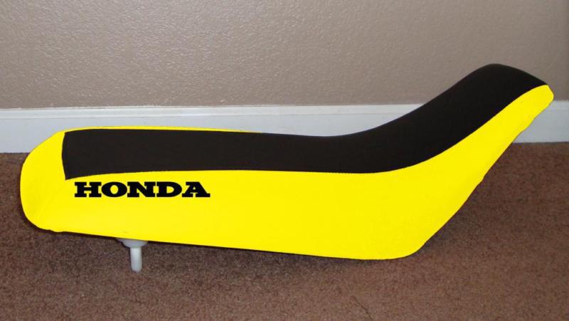 Honda trx 400ex yellow n black stencil motoghg seat cover#ghg16460scptbk16559