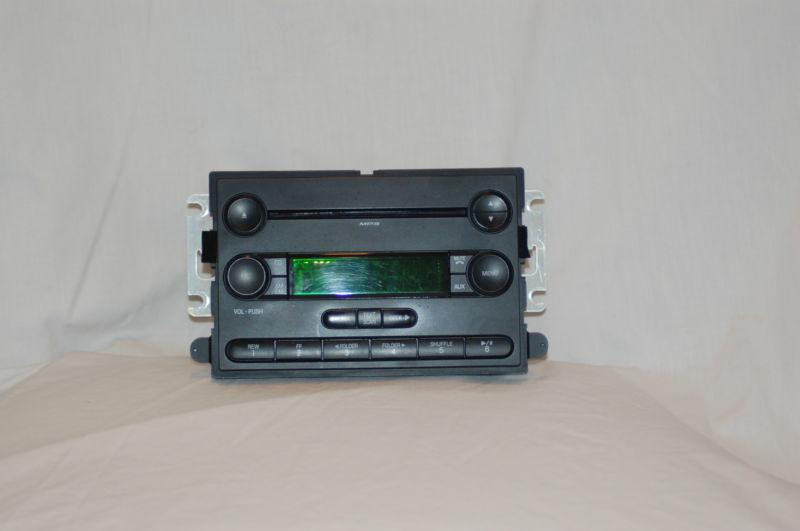 Used ford cd mp3 am/fm radio deck installation ready black