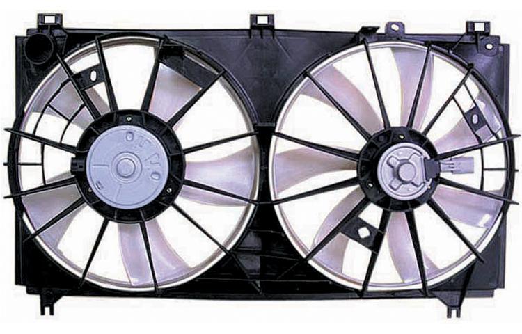 Depo replacement ac condenser radiator cooling fan 2006-2008 07 lexus is250