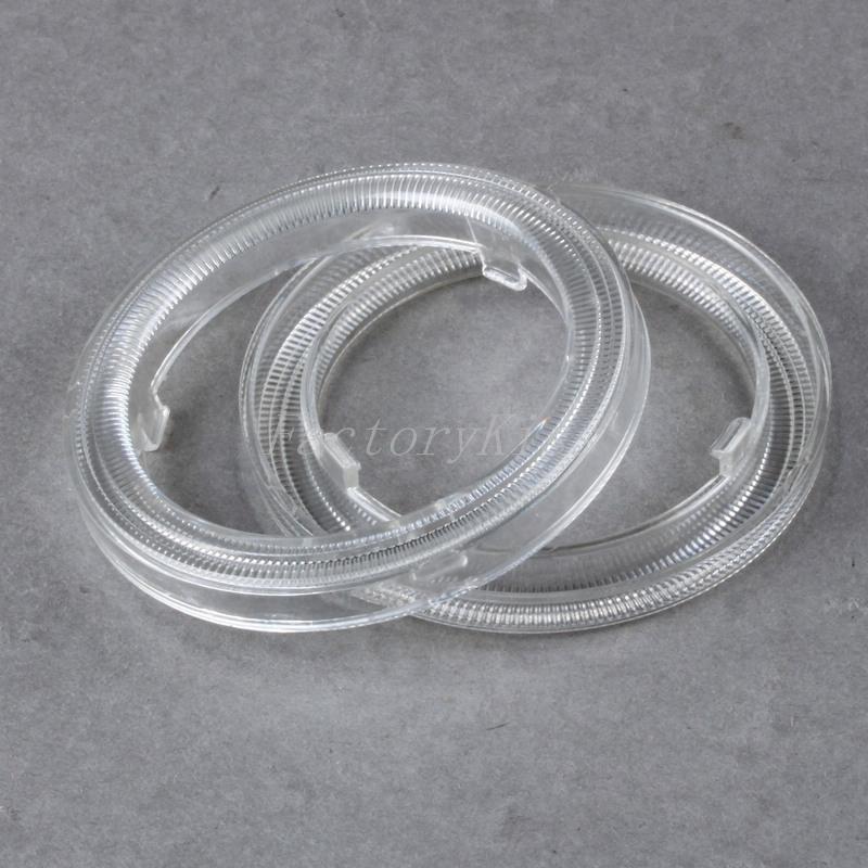 2pcs ccfl angel eyes light lamp cover ring aperture high transmittance 60mm 