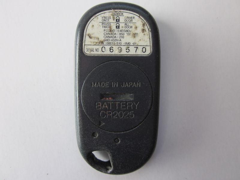 USED OEM HONDA KEYLESS REMOTE E4EG8DJ, US $28.95, image 2