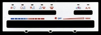 Mazda rx7 white face hvac ac panel 1986 1987 1988 1989 1990 1991
