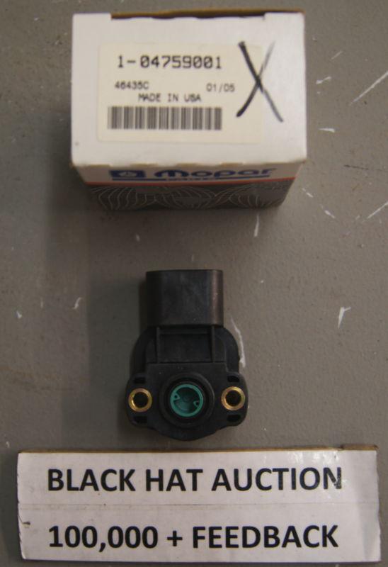 New oem genuine mopar 04759001 throttle position sensor jwh2084