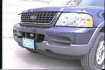 Blue ox bx2160 base plate f/ford explorer 02-05