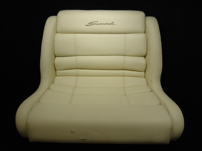 Summit double wide captain's chair white 36'' furniture boat seats 