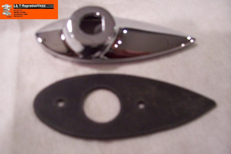 1955 1956 1957 chevy chrome antenna base belair sedan nomad hardtop wagon all