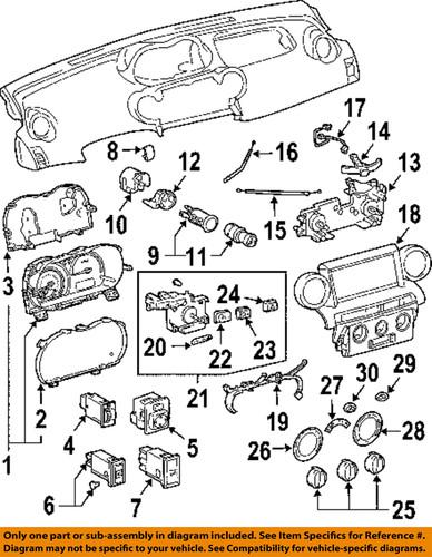 Scion oem 8416052030 switch, fog lamp/fog light switch
