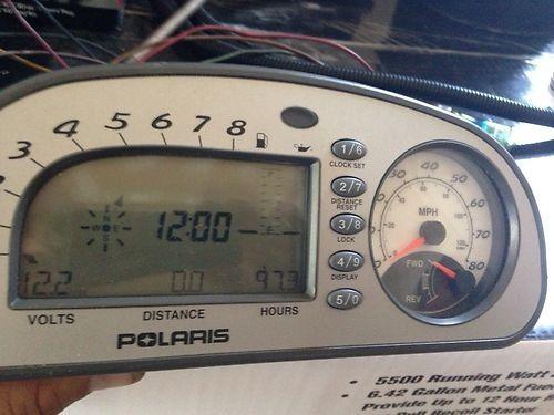 Polaris genesis virage mfi display gauge