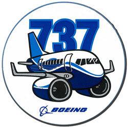 Boeing 737 pudgy sticker   ----free shipping