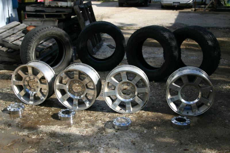 08 ford f250 20" king ranch wheels & tires