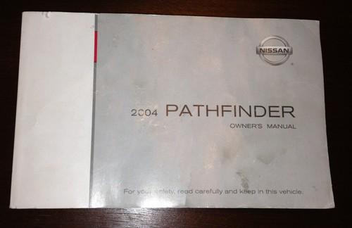 2004 04  nissan pathfinder owners manual