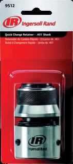 Ingersoll rand 9512 quick change pneumatic hammer retainer - .401 shank