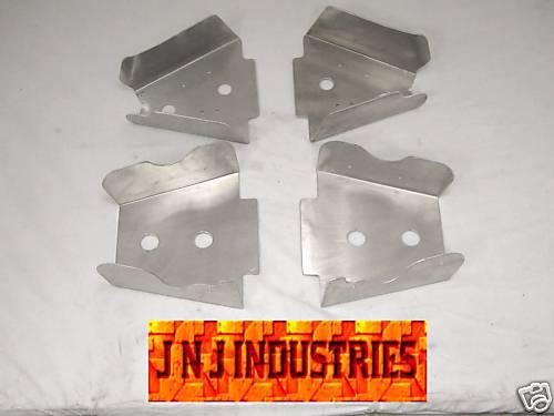 Yamaha rhino 450 660 front & rear a-arm skid plate set