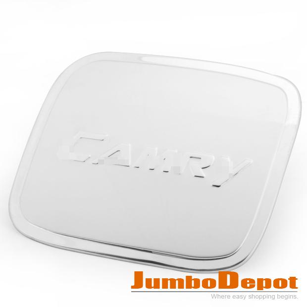 Stainless steel fuel oil cap gas tank cover emblem for toyota camry 2007-2011