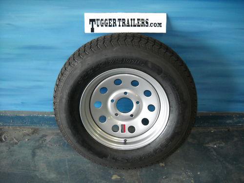 New enclosed cargo utility spare trailer tire and wheel