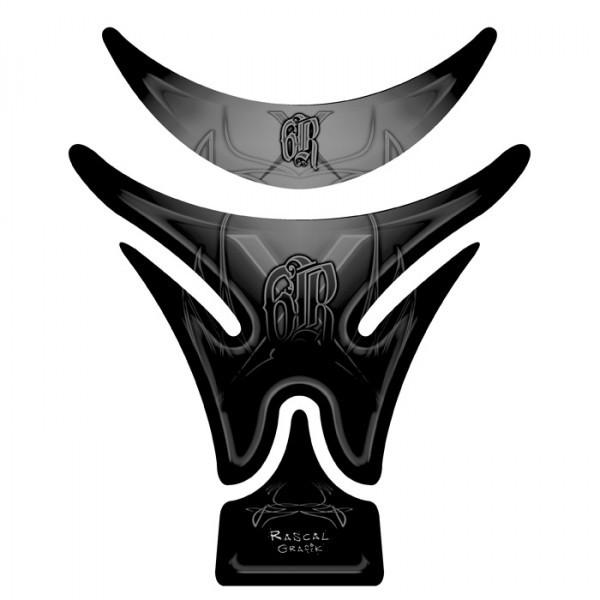 Kawasaki ninja zx6-r/zx6r 2009-2010 black tankpad