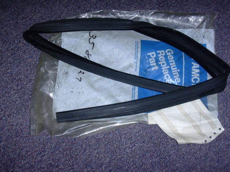 Amc ambassador rebel station wagon tail gate glass weather strip 1967 1968