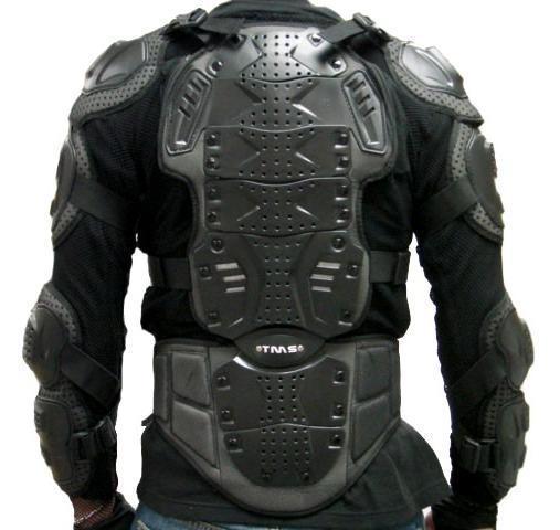 Motorcycle full body armor spine back chest shoulder protector mx shirt ~2xl/xxl