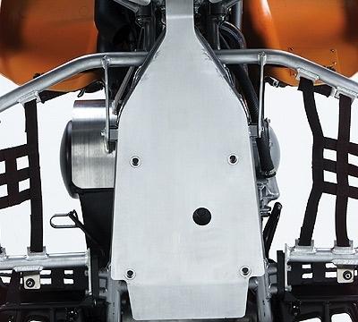 Kawasaki middle skid plate for kfx700 models 9994-0011
