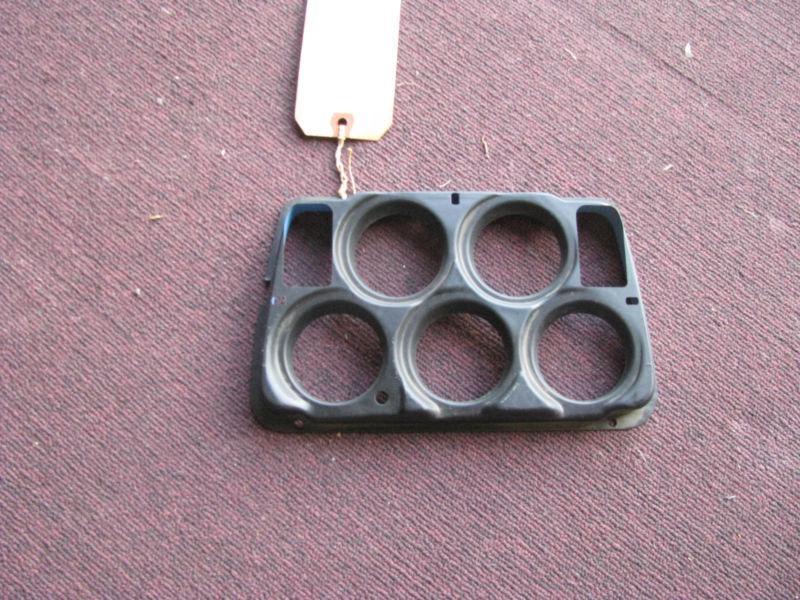 Nos 1968-76 corvette gauge cluster cover  #6496840