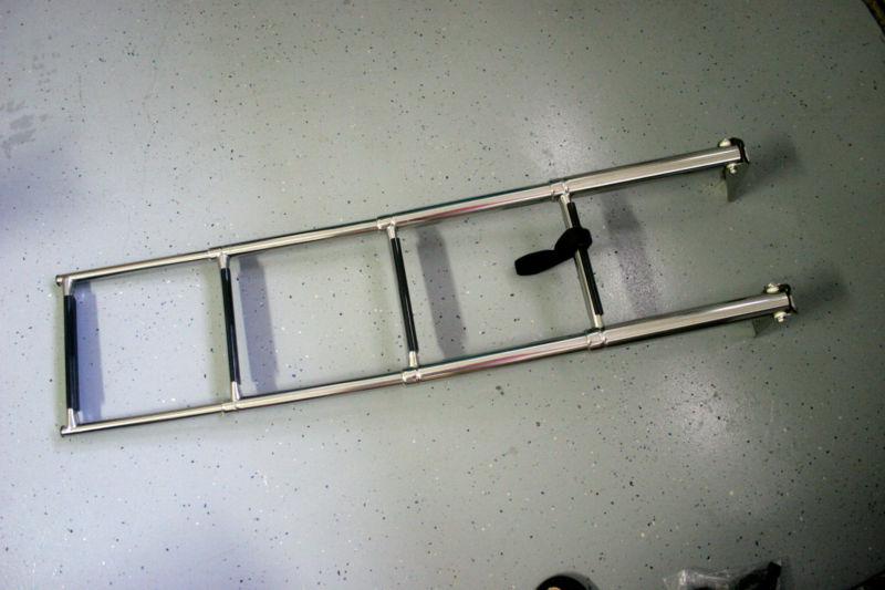 Seasense 4 step telescoping. stainless steel boarding ladder