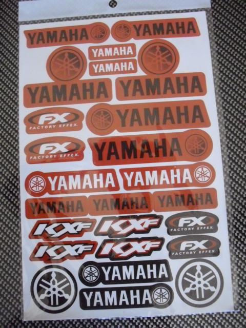 Yamaha atv motocross sticker decal
