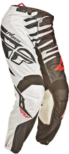 Fly racing kinetic shock mens mesh pants black/red 34