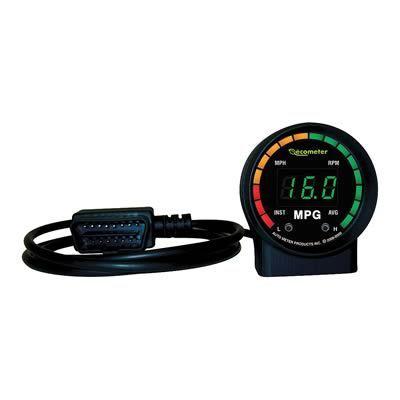 Autometer gauge ecometer fuel consumption 0-99.9 mpg 2 1/16" digital elec black