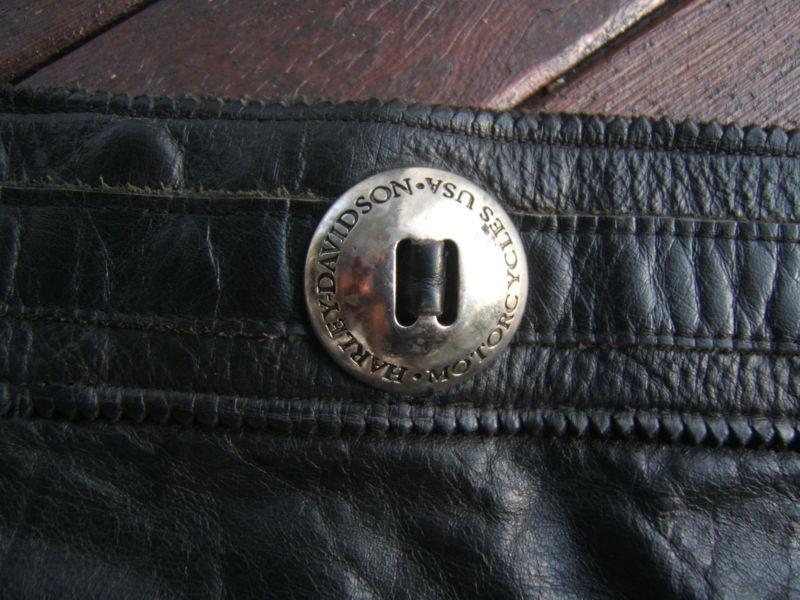 HARLEY DAVIDSON HERITAGE LEATHER CHAPS SMALL USA MADE, US $395.00, image 2