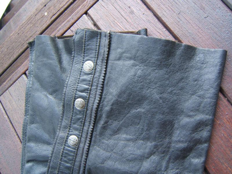 HARLEY DAVIDSON HERITAGE LEATHER CHAPS SMALL USA MADE, US $395.00, image 3