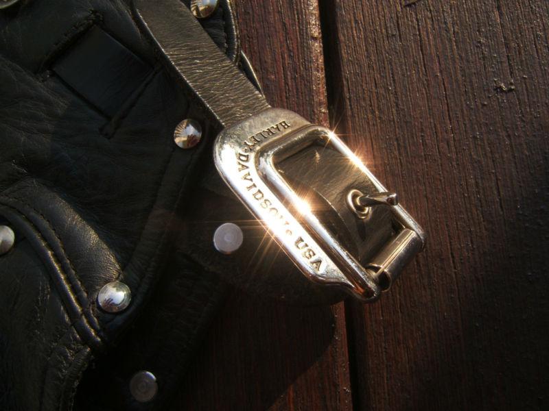 HARLEY DAVIDSON HERITAGE LEATHER CHAPS SMALL USA MADE, US $395.00, image 7