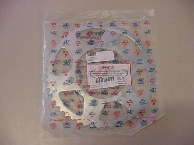 Jt ktm or husaberg steel rear sprocket 52 teeth