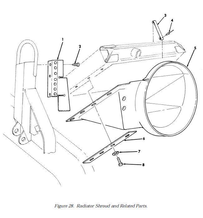 5 m998 radiator shroud blind rivets 1/8" diameter m24243/1a404 nos