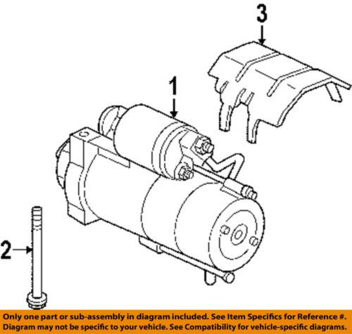 Gm oem 89017844 starter/starter motor