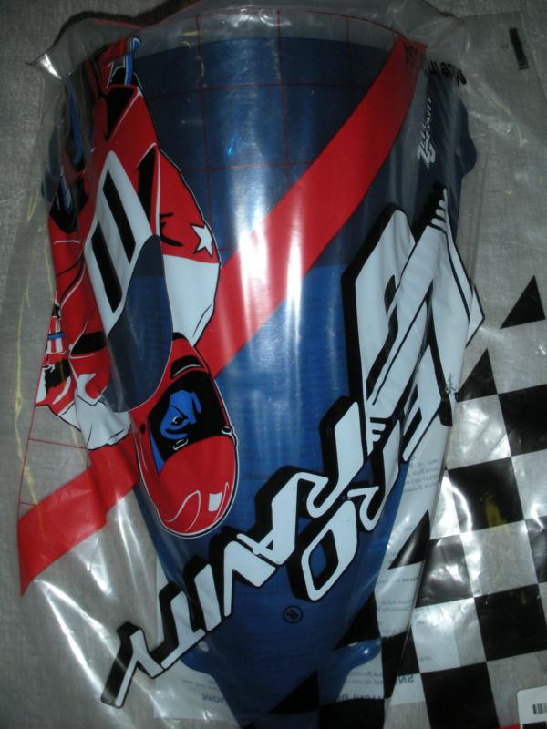 Zero gravity - double bubble blue windscreen yamaha r1 04-06 -db series