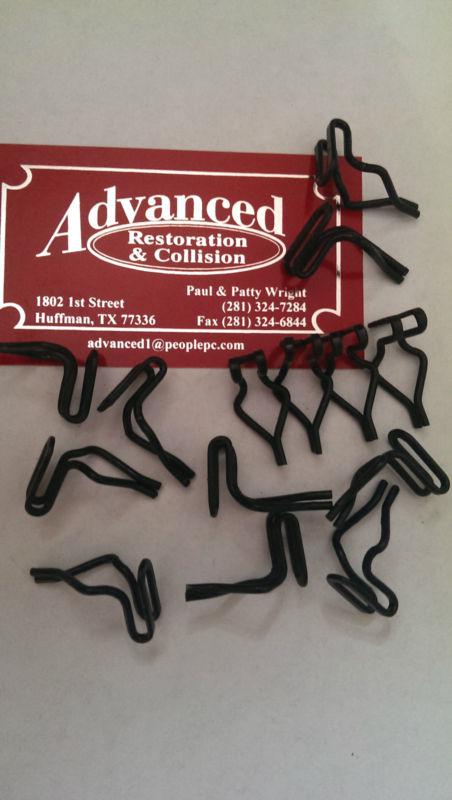 Mopar 1970-74 e door panel clips set of 14 challenger cuda barracuda 71 72 73