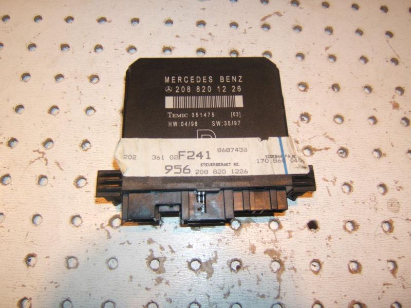 Mercedes  w202 99 c280 v6  temic  right door module esu 208 820 12 26