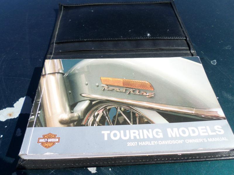 2007 harley davidson touring models owners manual
