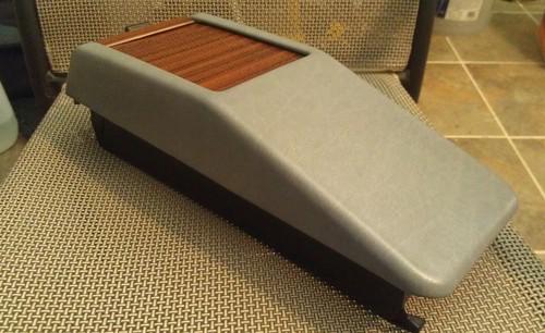 Mercedes W124 Grey Gray Zebrano Wood Center Storage Box w/KEY 300E 400E E320 , US $59.99, image 3