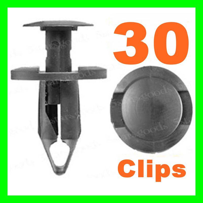 Buy 30x Front Rear ATV 8mm Fairing Fender Clips For Polaris Ranger Rzr