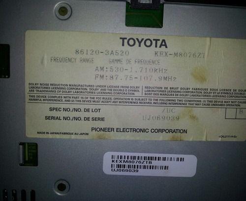 2000 Lexus Gs400 Stereo/radio, US $19.99, image 5