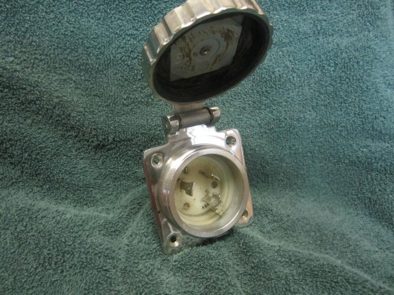 Chromed Stainless Marinco 30A 125V Power receptaclel, US $24.95, image 3