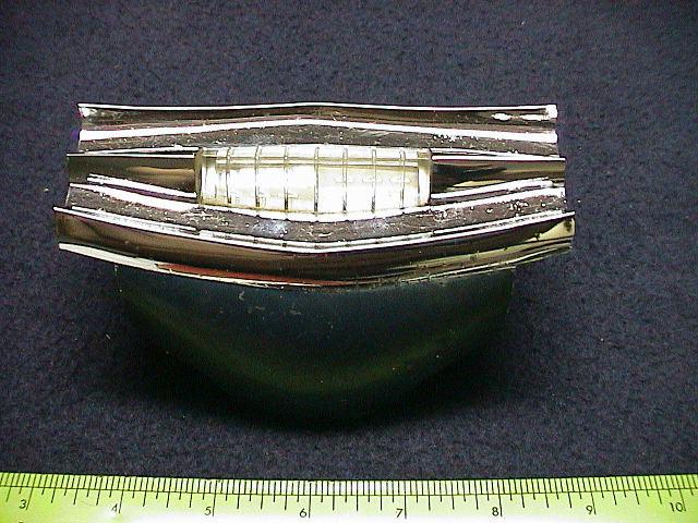 1959 1960 impala bel air steering wheel center cover horn button blue paint