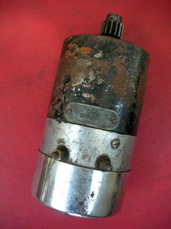Vintage harley oem knucklehead flathead el fl wl ul generator model 32e 6 volt
