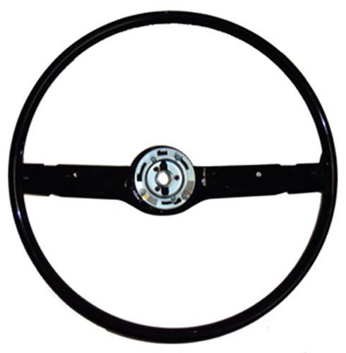 Gmk3021540681 goodmark steering wheel black standard 2 spoke new