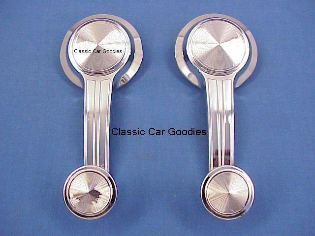 1965-1966 chevy window handles (2) impala belair new!