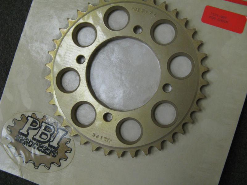 Pbi rear sprocket - 38 teeth  - 530 width -  yamaha   xs400 xs-400 j/k + seca