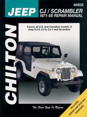 Chilton jeep cj7 /scrambler 1971-1986 repair manual