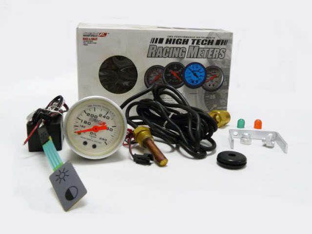 Obx gauge meter oil temperature 52mm radiant face (b)