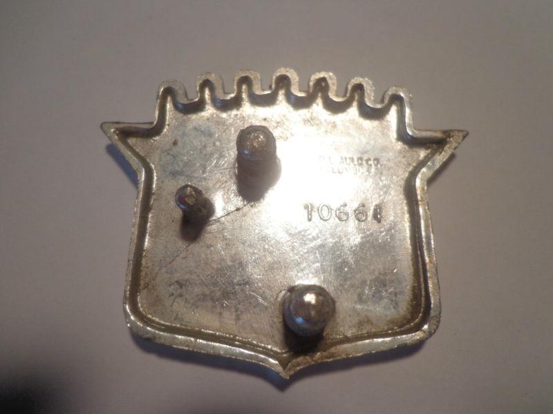 Cadillac 3 PIN Aluminum Crest Emblem Driver Quality Wheel 10661, US $4.99, image 2